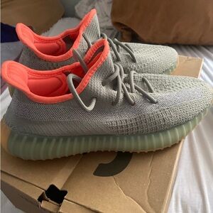 Adidas Yeezy Boost 350 V2 in Gray and Orange